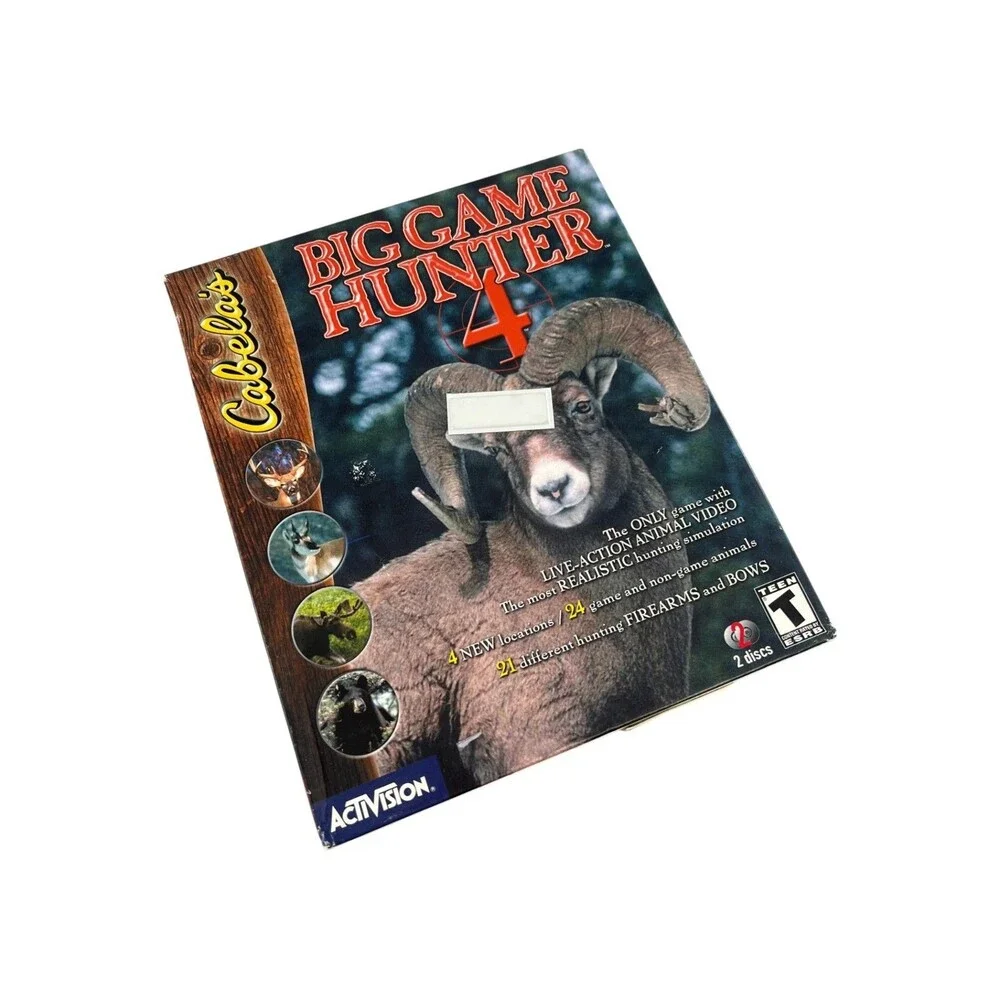 Cabelas Big Game Hunter 4 PC Big Box Sealed 2000